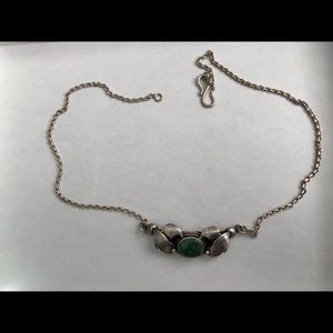 Turquoise sterling necklace